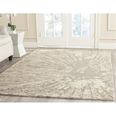 Safavieh Bella Hand Tufted Square Rug- Winter Taupe- 6 x 6 ft. BEL656A-6SQ